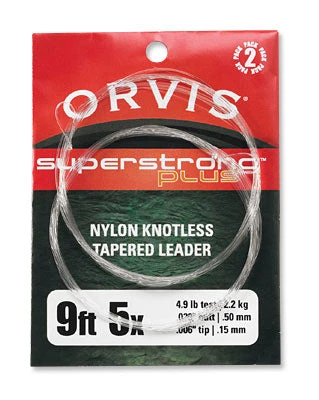 Leaders & Tippet Orvis Superstrong Plus Tapered Leader 2PK 1 Leaders & Tippet Orvis Superstrong Plus Tapered Leader 2PK