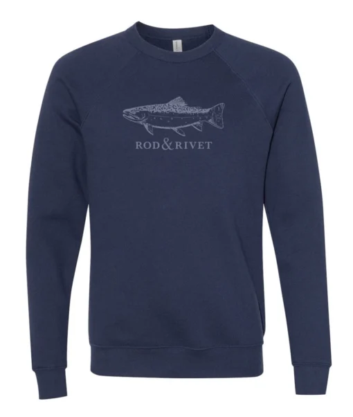 Rod & Rivet Off The Water Rod And Rivet Brook Trout Sweatshirt 2 Rod & Rivet Off The Water Rod And Rivet Brook Trout Sweatshirt