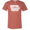 Rod And Rivet Iowa Brook Trout T Shirt