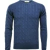 Hommard Cable Knit Crew Sweater