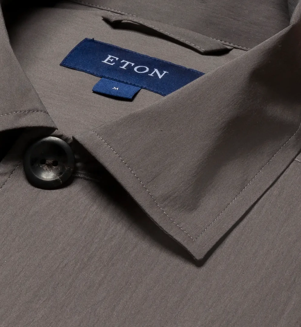 Eton Grey Brown Wind Overshirt Off The Water 3 Eton Grey Brown Wind Overshirt Off The Water