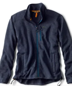 Rod & Rivet Off The Water Orvis Recycled Sweater Fleece Jacket