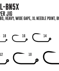 Umpqua XC 400BL-BN Super Jig Hook (25) NEW Fly Tying