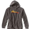 Off The Water Orvis Logo Hoodie Grey