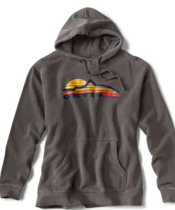 Off The Water Orvis Logo Hoodie Grey