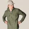 Eton Double Faced Overshirt Green Off The Water