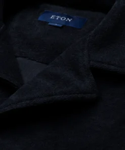 Off The Water Eton Dark Navy Terry Cloth Resort Shirt 5 Off The Water Eton Dark Navy Terry Cloth Resort Shirt