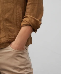 Billy Reid Tupelo Trucker Jacket Linen Off The Water