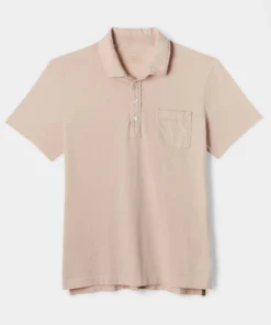 Billy Reid Pensacola Polo Blush Casual Shirts