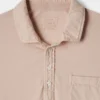 Billy Reid Pensacola Polo Blush Casual Shirts