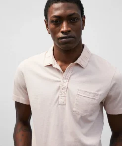 Billy Reid Pensacola Polo Blush Casual Shirts